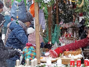 Die vielen Verkaufsst&auml;nde mit der bunten Warenvielfalt fanden reges Interesse. Fotos: Mario Deller