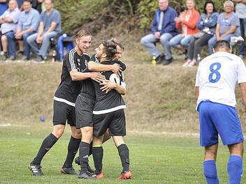 Ein starkes Trio: Die Ketschendorfer Lukas Dietz, Philipp Bauer und Tolga Jungkunz (von links). Foto: Hagen Lehmann