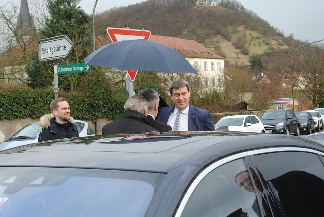 Markus Söder in Zeil am Main