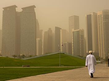 Sandsturm in Doha