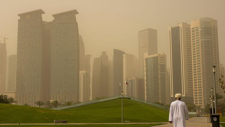 Sandsturm in Doha