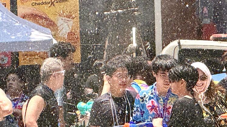 Neujahrsfest Songkran in Thailand