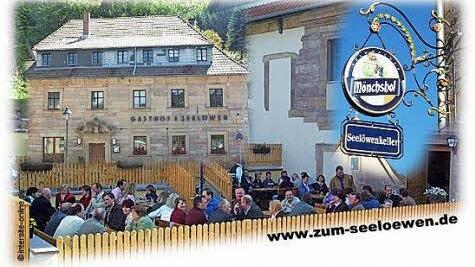 Hat sich schnell unter Kulmbachs Biergärten etabliert: der malerische und romantische "Seelöwen-Keller" der Gaststätte "Zum Seelöwen" im Grünwehr. Ein besonderer Genuss sind hier neben der hervorragenden Küche die felsenkellergelagerten Biere der Mönchshof.