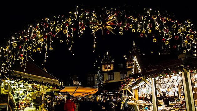 Malerisch: Impressionen vom Coburger WeihnachtsmarktFoto: Jochen Berger