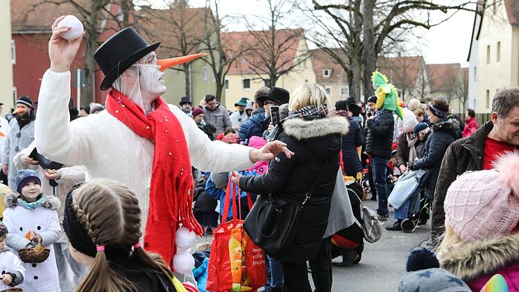 Faschingsumzug in der Bamberger Gartenstadt Foto: Barbara Herbst