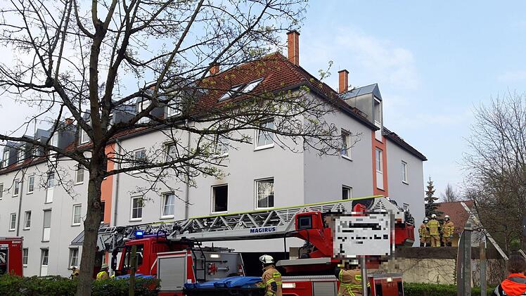 In Bayreuth hat am Dienstagvormittag ein Appartement gebrannt. Foto: Holzheimer/News5