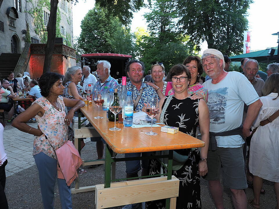Das Fest fand im Schlosspark statt.