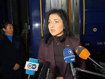 Wirtschaftsministerin Reiche in der Ukraine