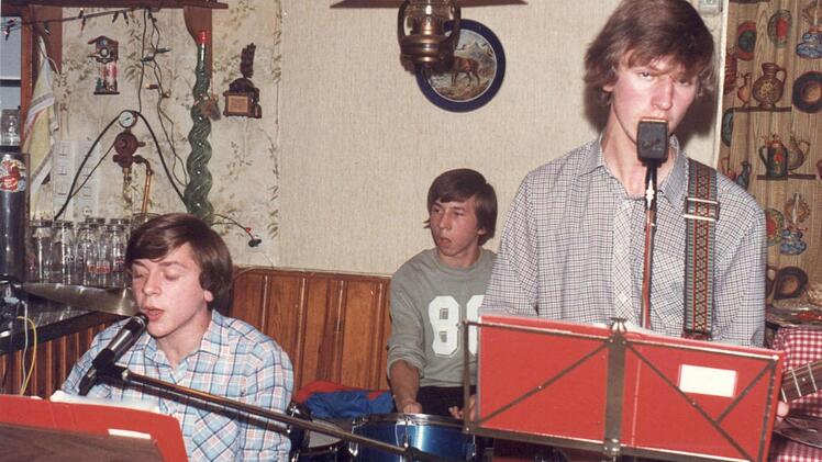 Die Anfangszeiten der Ghostriders (von links): Wolfgang Schnabrich, Bernhard Schnabrich und Rudolf Letsch. Foto: Bernhard Schnabrich
