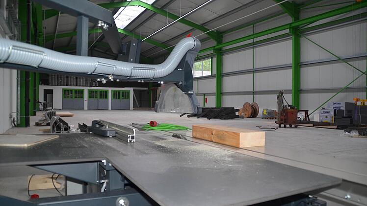 Die neue Halle von Innen.  Foto: Kathrin Kupka-Hahn