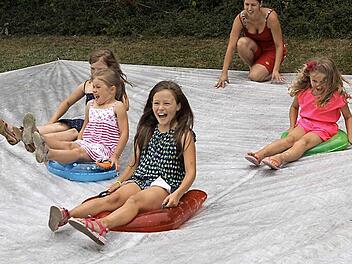 Eine Rutschpartie machte den Kindern im vergangenen Jahr besonders viel Freude.  Foto: Archiv/Michael Wunder