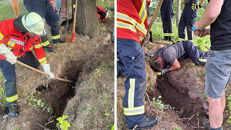 Tierische Rettung in Oberreichenbach: Hund steckt in Rattenbau fest - Besitzer scheitert bei Rettungsversuch
