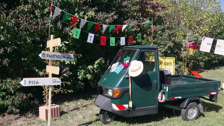 Die Station Italien, die von der Pfarrei Friesen betreut wurde Foto: Heike Schülein