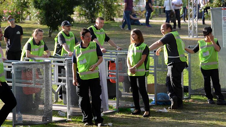Beim Bryan-Adams-Konzert in Bad Kissingen Foto: Peter Rauch