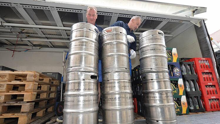 Ein jeder Silberling wiegrt 67 Kilo..  Foto: Ronald Rinklef