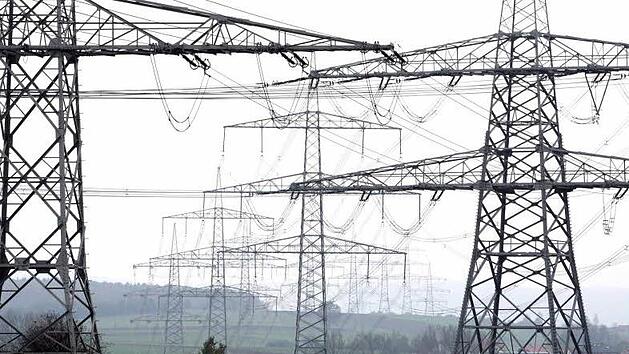 Der Marktgemeinderat Mitwitz ist gegen eine 380-Kilovolt-Stromleitung, so wie sie hier zu sehen ist.Archiv/Marcus Führer