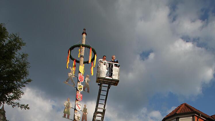 Die Segnung des Zunftbaums fand traditionell Ende April oder Anfang Mai statt. Foto: Archiv/Ulrike Müller