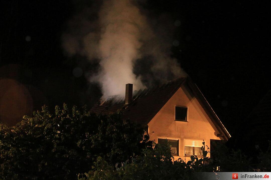 Blitzeinschlag in Gernach