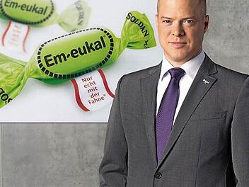 Perry Soldans Vision: "Wenn Bonbon, dann Em-eukal." Foto: Johanna Blum