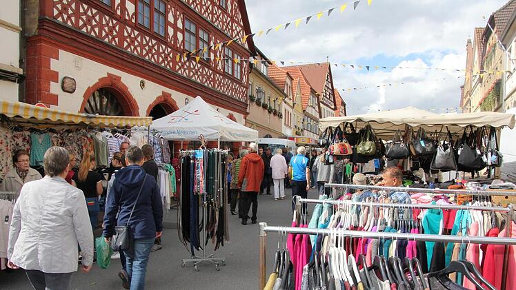Das Wetter hielt beim Kirchwiehmarkt.