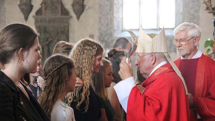 Firmung in Münnerstadt.Heike Beudert
