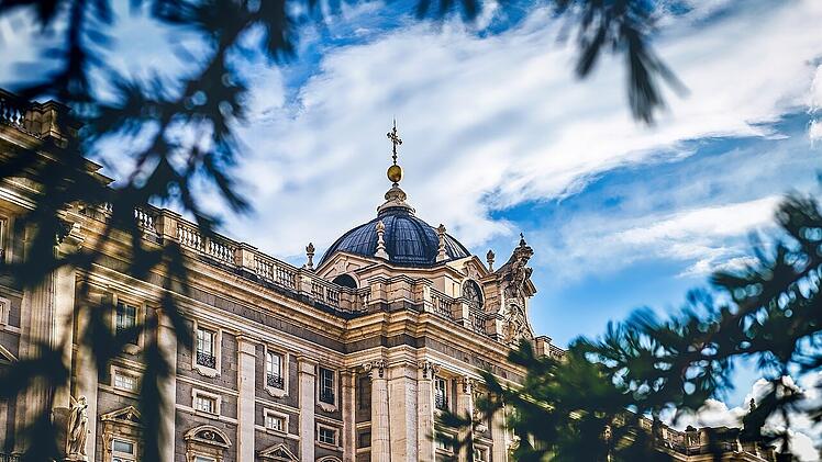 Der Königspalast in Madrid.