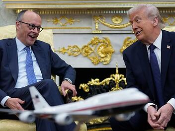 US-Pr&auml;sident Trump empf&auml;ngt Bundeskanzler Merz