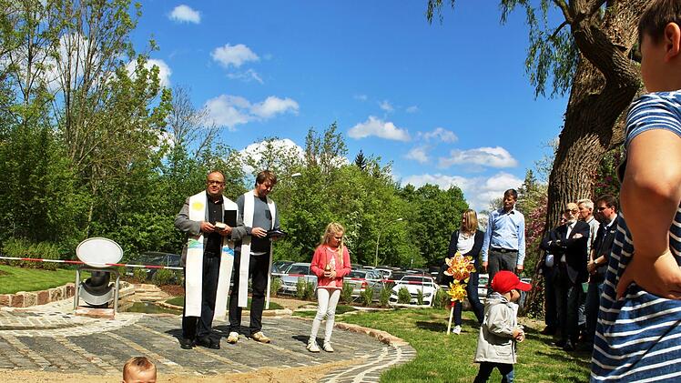 Der neue Wasserspielplatz in der Schützenstraße. Werner Vogel