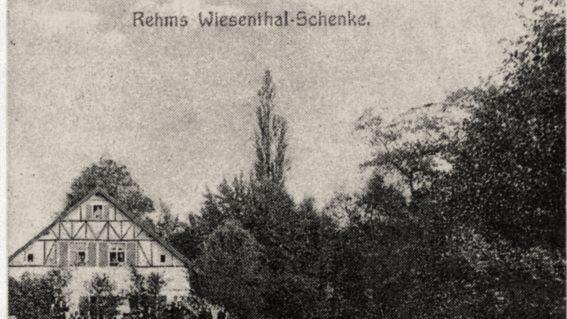Stolz war Gustav Rehm auf seine neue "Wiesenthal-Schenke". Er ließ dafür sogar Postkarten auflagen. Das Gasthaus gibt es heute noch. Es ist das "Gründla". Foto: privat