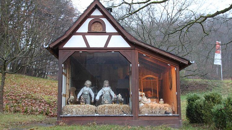 Von weitem schon zu erkennen, das Hexenhäuschen im Staatsbad.