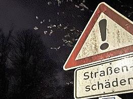 Die Straße von Ebersbach nach Marloffstein ist eng und schadhaft.