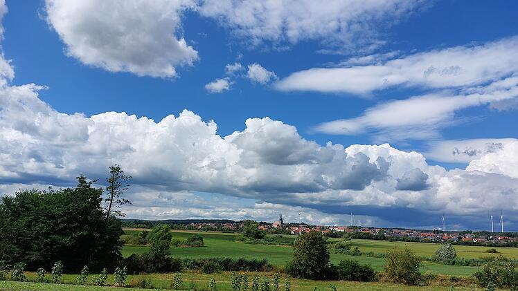 Blick auf Höchstadt/Aisch