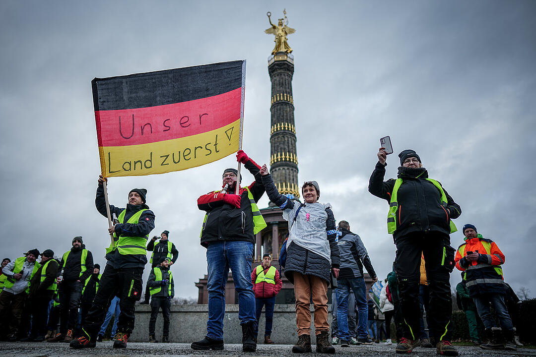 Bauernproteste - Großkundgebung in Berlin