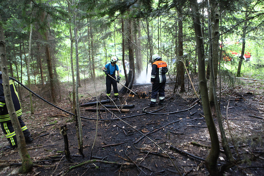Landkreis Ansbach: Jogger verhindert größeren Waldbrand
