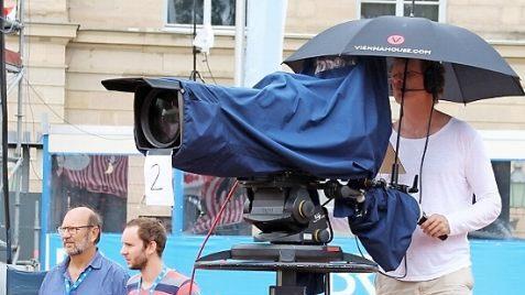 Impressionen von den Proben auf dem Coburger Schlossplatz. Foto: Ulrike Nauer