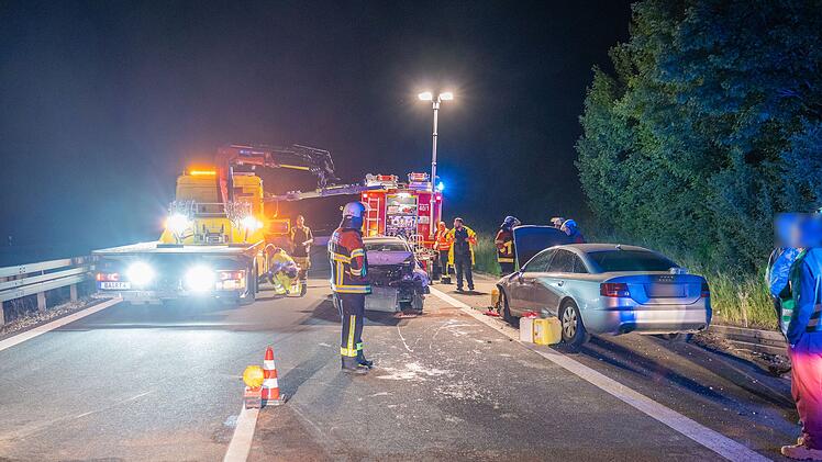 Unfall nach Ausweichmanöver auf A70 im Kreis Bamberg
