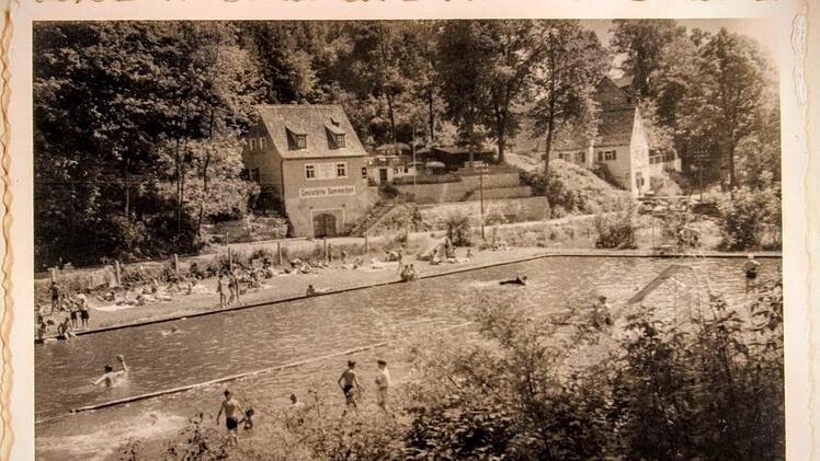 Alte Aufnahme vom Freibad Gräfenberg Foto: Förderverein Gräfenberg