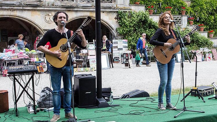 Baker und Lüddicke sorgten für musikalische Unterhaltung.Foto: Rudi Hein
