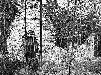 Aufnahme der Michelskapelle vor 50 Jahren. Damals begannen Bestrebungen, den Michelsberg für den Tourismus zu erschließen. Ein Rettungsversuch für die zerfallende Ruine scheiterte aber noch. Das gelang dann viele Jahre später. Foto: Stadtarchiv Münnerstadt/ Gerhard Fuhrmann