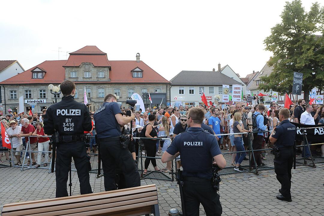 Björn Höcke in Forchheim: Demonstrationen gegen AfD-Politiker