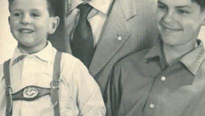 Attilio Vittoria mit seinen beiden Söhnen Pierluigi und Giuseppe.