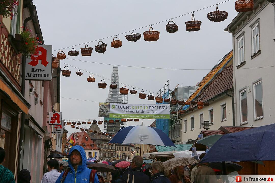Korbmarkt Lichtenfels 2016 am Samstag