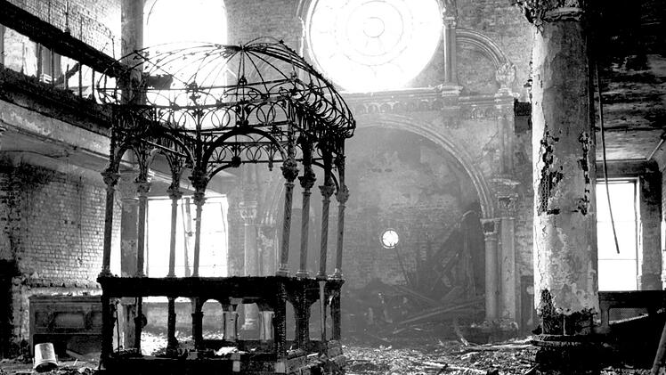 Rund 1.400 Synagogen wurden w&auml;hrend der Novemberpogrome zerst&ouml;rt.
