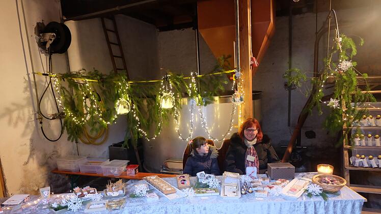 Ausstellerin im  historischen Sudhaus des Brauhauses. Foto: Philipp Bauernschubert