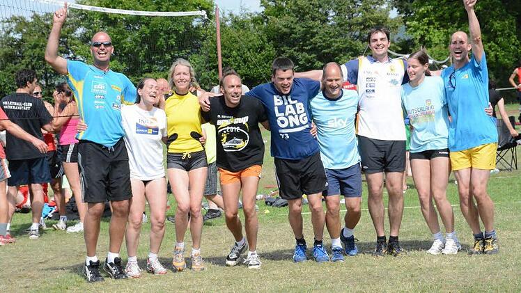 Freiluftvolleyballturnier