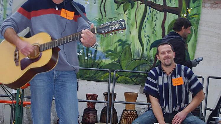 Tom Sauer (links) und Adam Michnik sorgten für Musik.