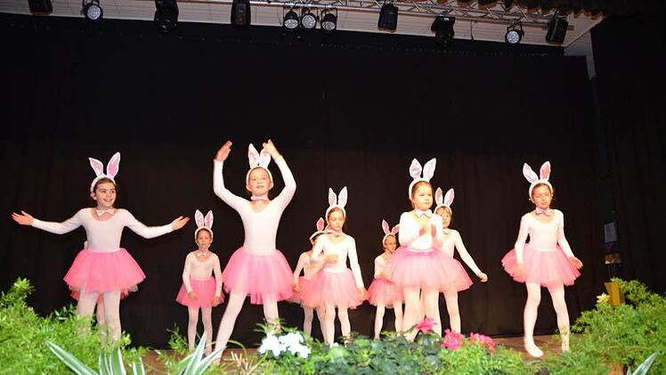 Die kleinen Ballerinas der Ballettschule Engelmann unterstrichen mit Farbe und Fröhlichkeit die angenehm lockere Atmosphäre des Landfrauentages.