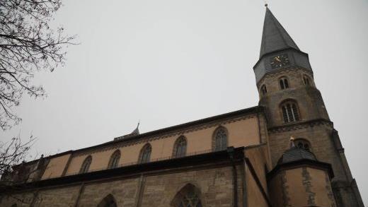 Blick auf die Pfarrkirche Maria Magdalena in M&uuml;nnerstadt von Nordwesten.  Foto: Markus Hauck/pow