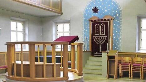 In der Synagoge in Ermreuth