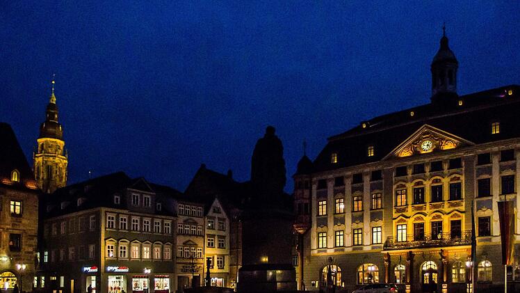 Auch das Rathaus ist einbezogen in die "Nacht der Kontraste" am 9. September.Foto: Jochen Berger